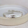 Sterling Silver Personalised Boys Christening Bangle, thumbnail 7 of 10