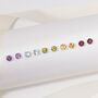 Garnet Round Stud Earrings In Sterling Silver And Gold, thumbnail 4 of 8