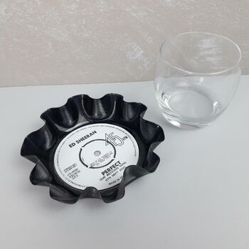Fluted Vinyl Record Bowl, 3 of 9