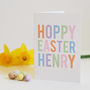 Personalised Children's Hoppy Easter Card, thumbnail 2 of 3