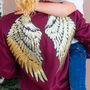 Sequin Angel Wing Jumper, thumbnail 2 of 4