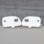 Sterling Silver Caravan Cufflinks, thumbnail 1 of 3