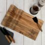 'Happy Holidays' Wooden Serving Board, thumbnail 3 of 4