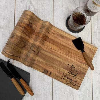 'Happy Holidays' Wooden Serving Board, 3 of 4