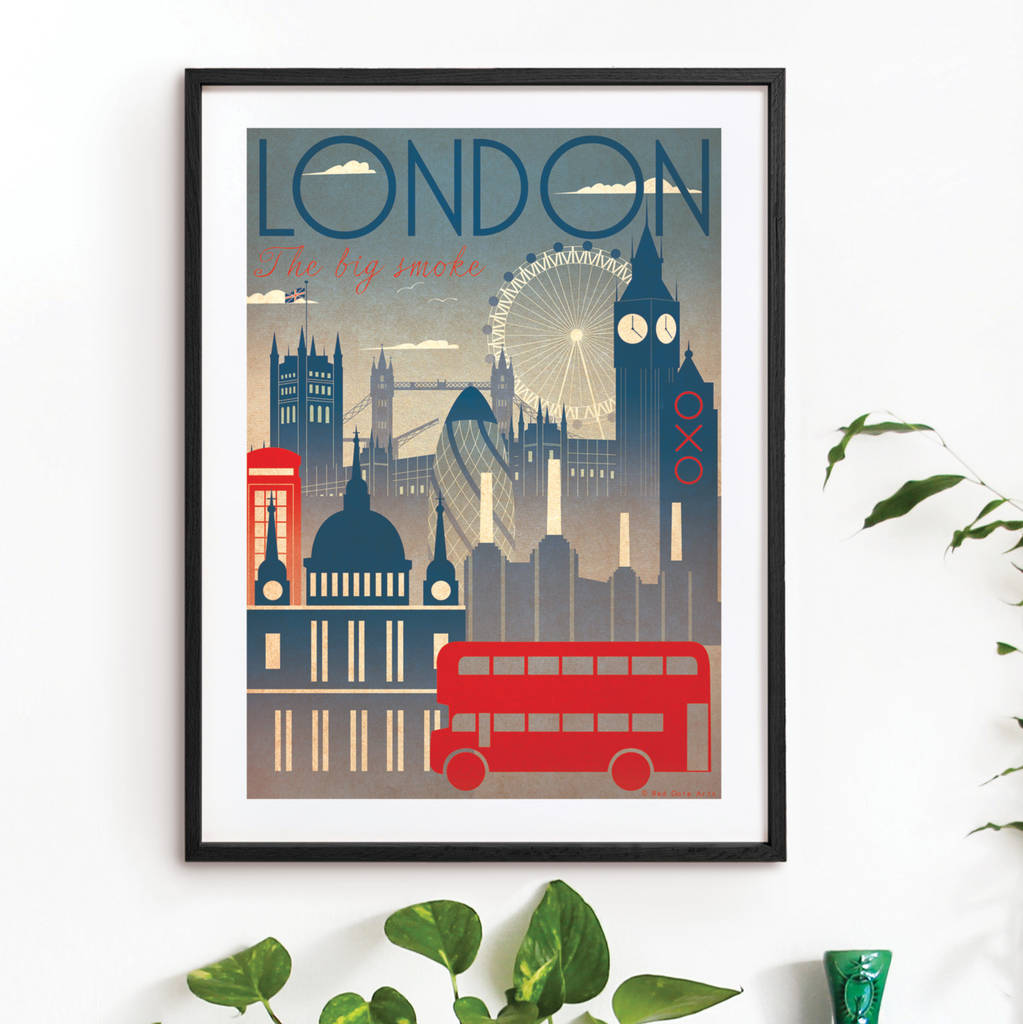 'London, The Big Smoke' Art Print, 1 of 3