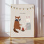 Forest Friends Animal Nursery Art Print, thumbnail 2 of 4