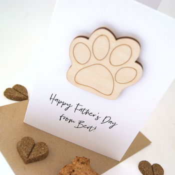 Father's Day Personalised Card From The Dog, 2 of 8