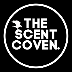 the scent coven brand logo - gothic candle company and home fragrances