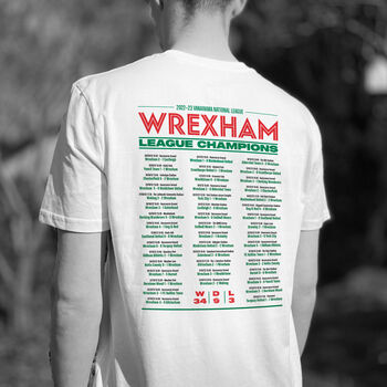 Wrexham Champions T Shirt, 6 of 7