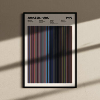 Custom Movie Barcode Poster Choose Any Movie, 4 of 9