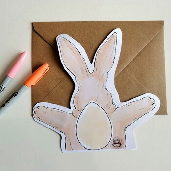 Cute Easter Bunny Card, 2 of 4