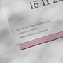 Hand Printed Personalised Wedding Save The Date Card, thumbnail 3 of 9
