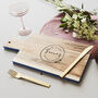 Personalised Wooden Wedding Chopping Board, thumbnail 3 of 5