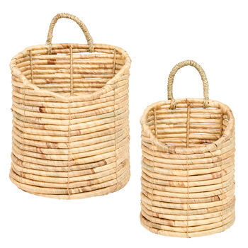 Set Of Two Long Wall Baskets, 2 of 4