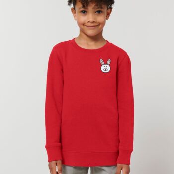 Childrens Organic Cotton Bunny Sweatshirt, 11 of 11