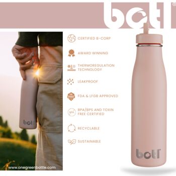 500ml Evolution Stainless Steel Insulated Bottle, 5 of 6