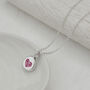 Memorial Ashes Silver Nugget Necklace, thumbnail 1 of 6