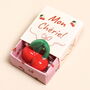Tiny Matchbox Ceramic Cherry Token, thumbnail 1 of 2