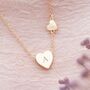 My Lucky Heart Personalised Initial Necklace, thumbnail 4 of 10