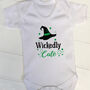 Personalised Wickedly Cute Halloween Babygrow/T Shirt, thumbnail 1 of 9
