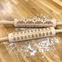 Christmas Wooden Rolling Pin, thumbnail 3 of 4