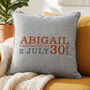 Personalised 30th Birthday Cushion, thumbnail 7 of 8