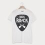Dads Rock Men's Music Slogan T Shirt, thumbnail 2 of 2