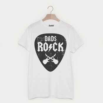 Dads Rock Men's Music Slogan T Shirt, 2 of 2
