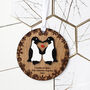 Personalised Family Of Five Christmas Tree Decoration, thumbnail 2 of 2