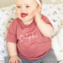 Baby's Personalised Eco Friendly T Shirt, thumbnail 2 of 5