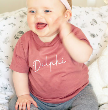 Baby's Personalised Eco Friendly T Shirt, 2 of 5