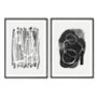 Pair Of Abstract Black And White Art Prints, thumbnail 4 of 4