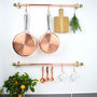 Industrial Copper And Brass Pan Rail, thumbnail 1 of 5