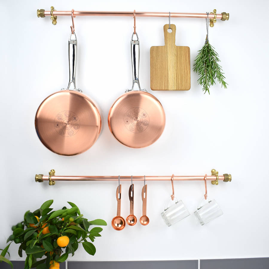 Industrial Copper And Brass Pan Rail, 1 of 5