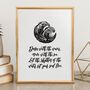 Dance With The Waves Print Inspiring Quotes, thumbnail 5 of 5