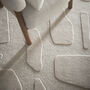Origins Sculptured Stone Oatmeal Rug, thumbnail 3 of 5