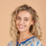 Indian Cotton Indigo Lotus Print Pyjama Set, thumbnail 3 of 4