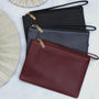 Personalised Nappa Leather Wrist Strap Clutch Bag, thumbnail 1 of 8