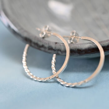 Modern Twisted Hoops, 4 of 6