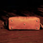 Stitched Detail Genuine Leather Holdall Vintage Look, thumbnail 7 of 12