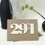 Personalised 29+One Birthday Card, thumbnail 9 of 10