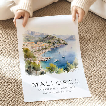 Mallorca Majorca Travel Poster Of The Spanish Islands, 4 of 7