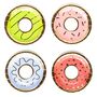 Doughnut Shape Party Plates X Eight, thumbnail 1 of 5