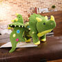 Triceratops Dinosaur Plush Soft Toy, thumbnail 7 of 8