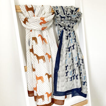 Wild Horse Print Scarf, 3 of 7