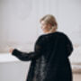 Black Macrame Lace Kimono Cape, thumbnail 3 of 12