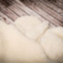Sheepskin Natural Baby Lambskin Wool Pure White, thumbnail 4 of 6