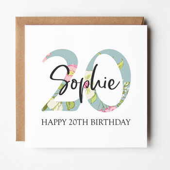 20th, 30th, 40th Birthday Card For Her, 2 of 10