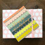 Gold Foiled Scallop Birthday Card, thumbnail 1 of 5