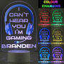 Personalised Blue Gaming LED Night Light, thumbnail 3 of 4